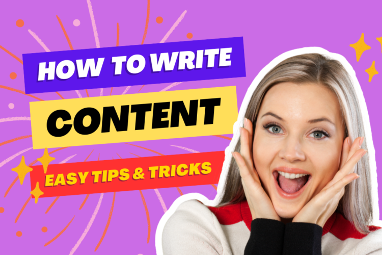 How to write down Content in 5 Easy Tips